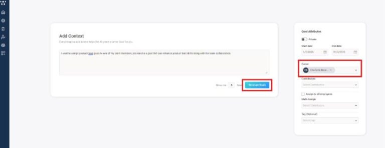 How to set up performance goals for an employee? - Worxmate