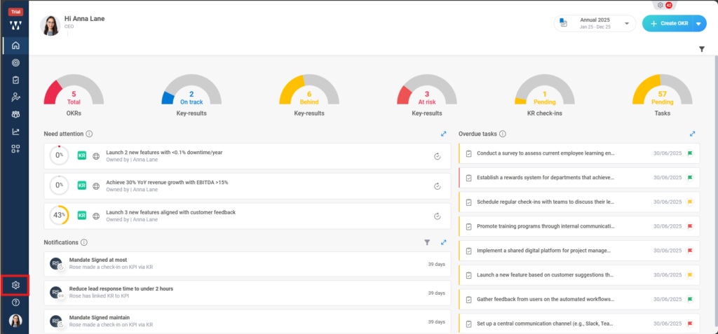 Can proficiency levels be customized for competencies? Step 1