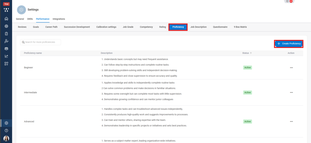 How can I customize PMS settings for my org? Profiency Step 1