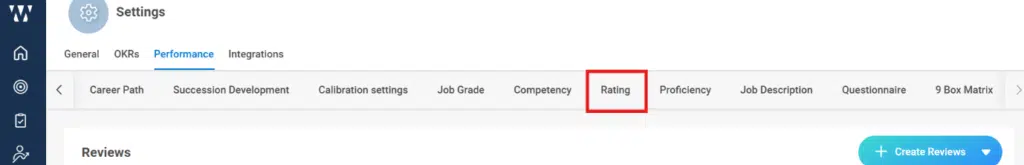 How can I customize PMS settings for my org? Rating Step 2