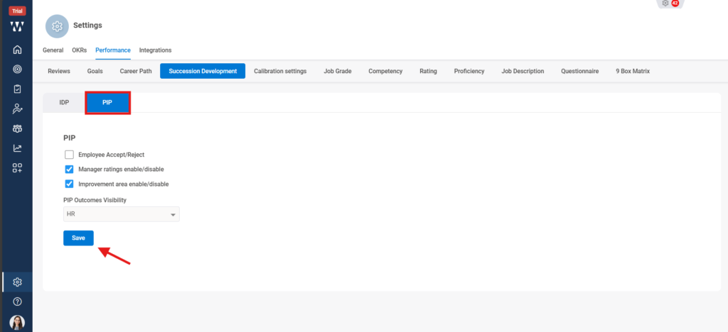 How can I customize PMS settings for my org? Step 6