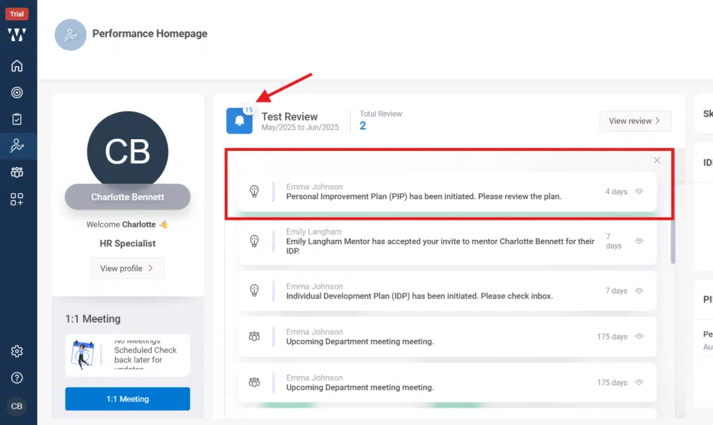 How can alerts and reminders for PIP be automated? 2