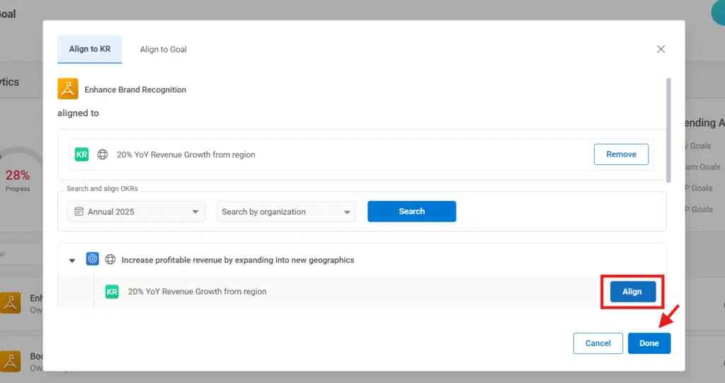 How do I align individual goals with business objectives? Step 5