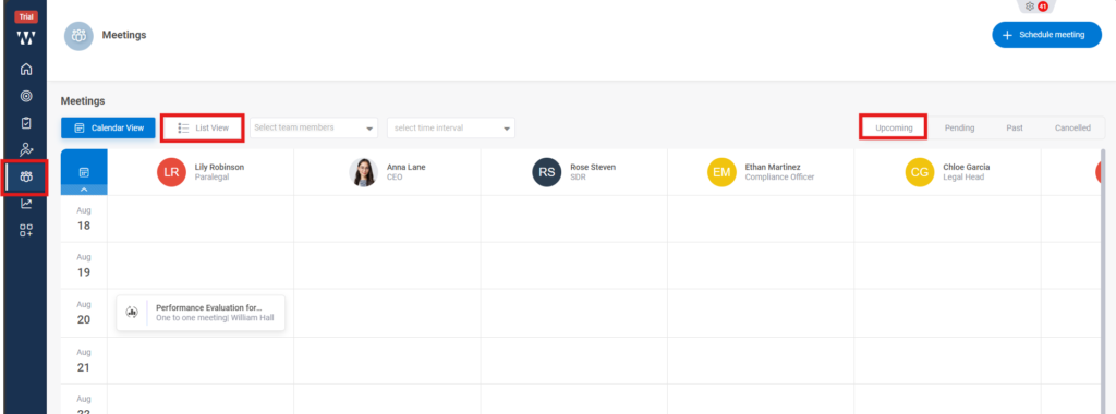 How do I prepare and set an agenda for a 1-on-1 meeting? Step 1