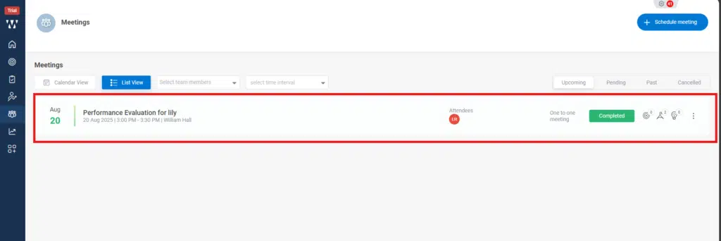 How do I prepare and set an agenda for a 1-on-1 meeting? Step 5