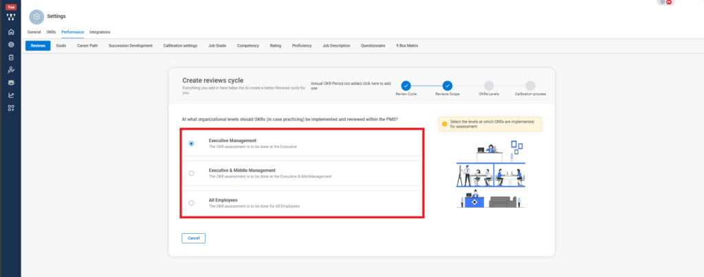 How do I select reviewers for 360-degree feedback? Step 5