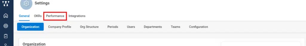 How do you configure performance rating scales? Step 1b