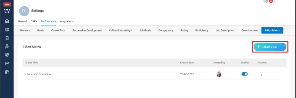How do you map performance and potential axes for your organization? Step 3