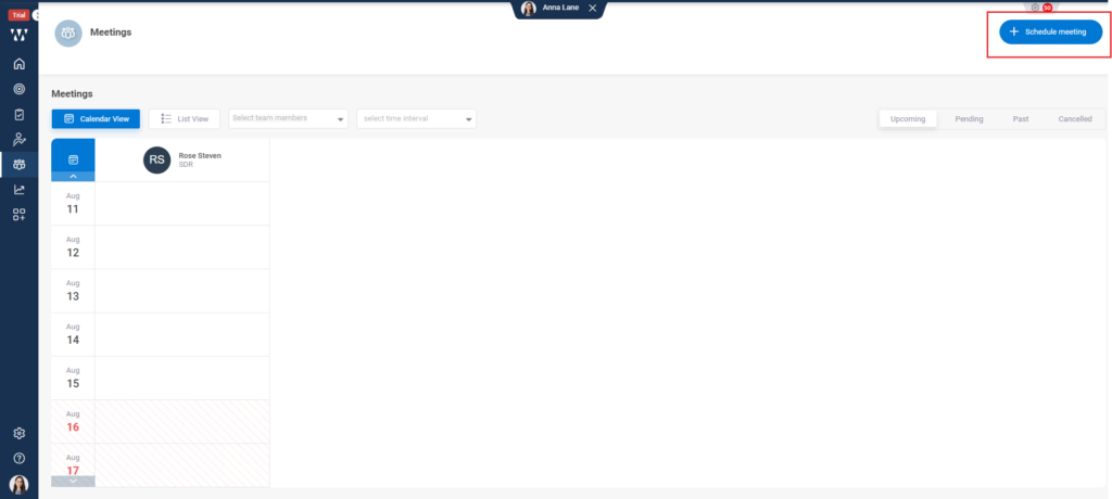 How to conduct a one-on-one performance review through Meeting? Step 3