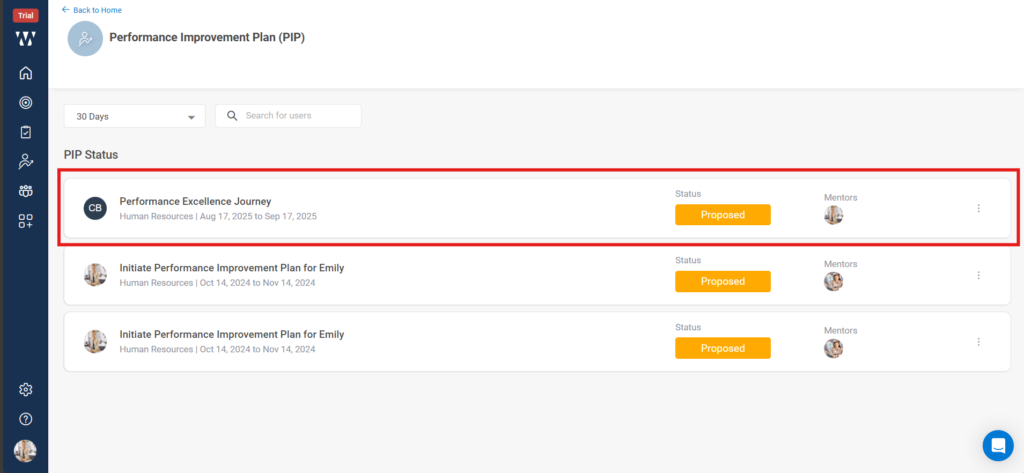 How to generate a performance improvement plan PIP step 4