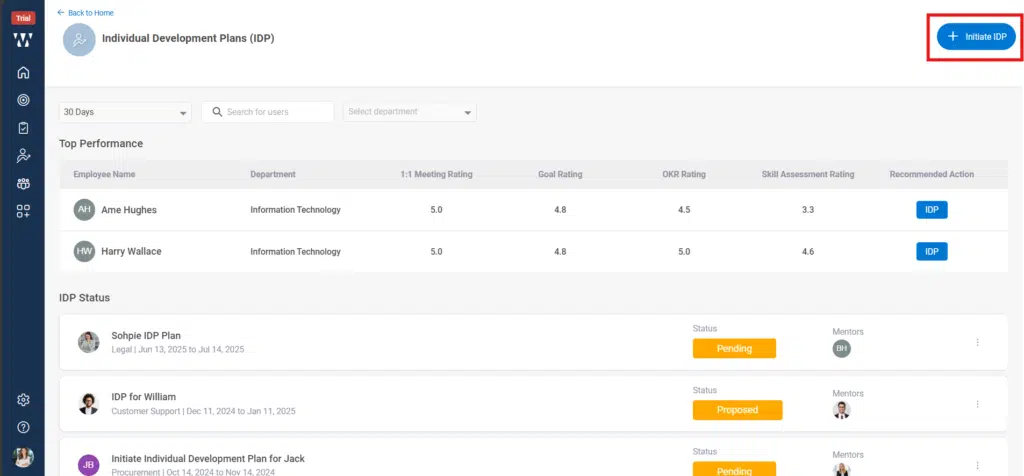 How to generate an Individual Development plan (IDP)? Step 2