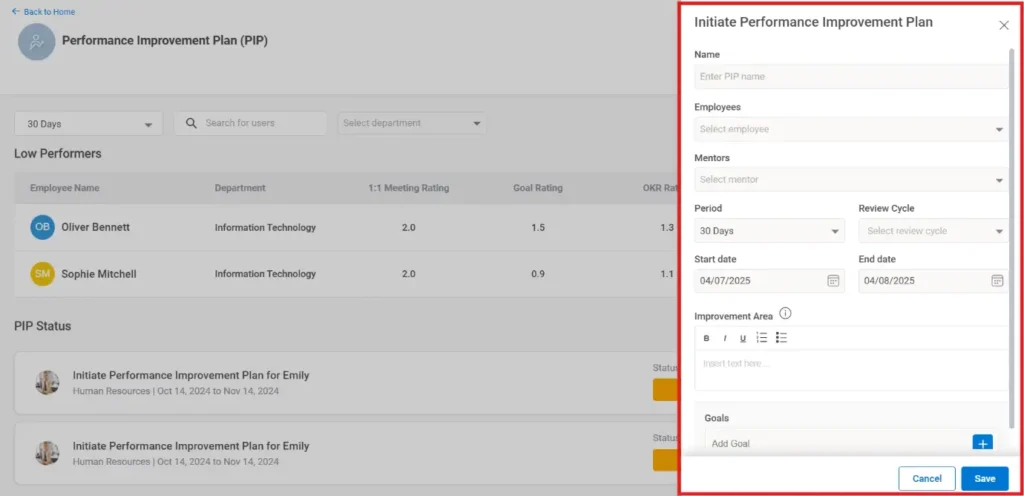 How to generate a performance improvement plan (PIP)