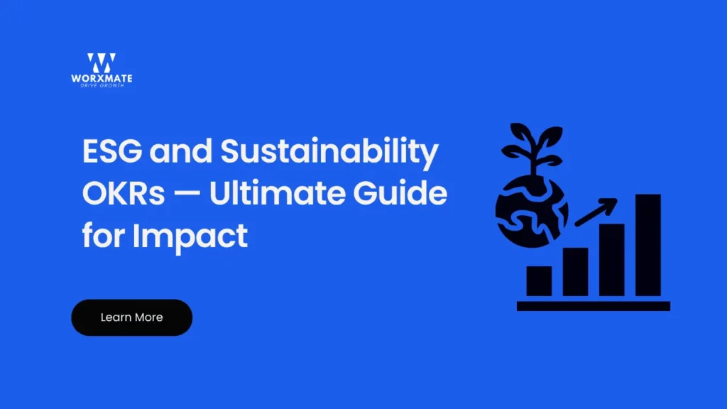ESG and Sustainability OKRs