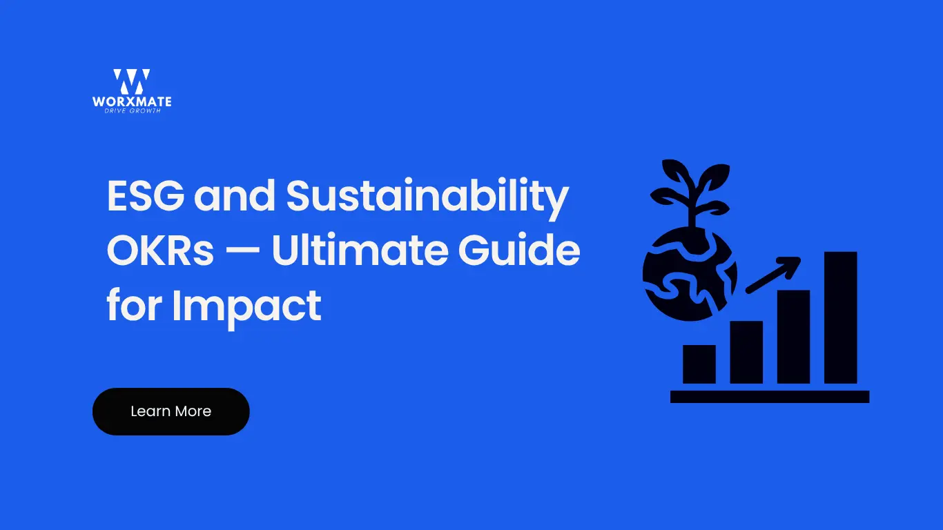 ESG and Sustainability OKRs