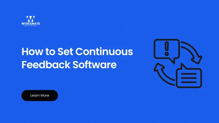 How to Set Continuous Feedback Software