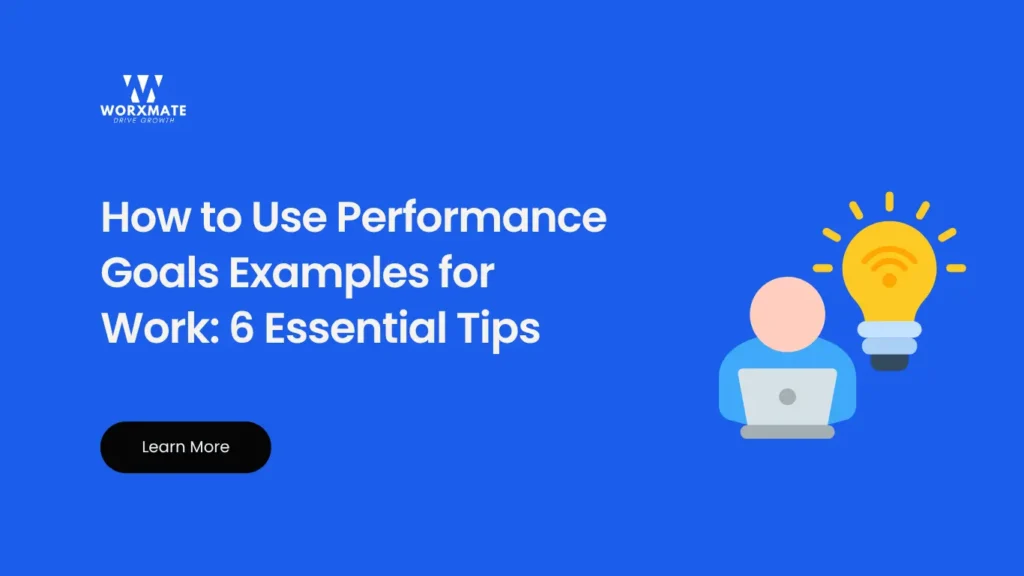 performance goals examples for work