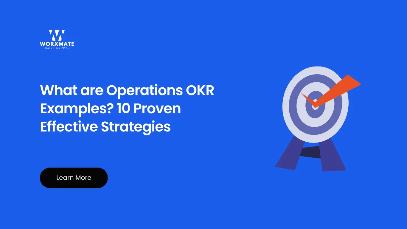 operations OKR examples