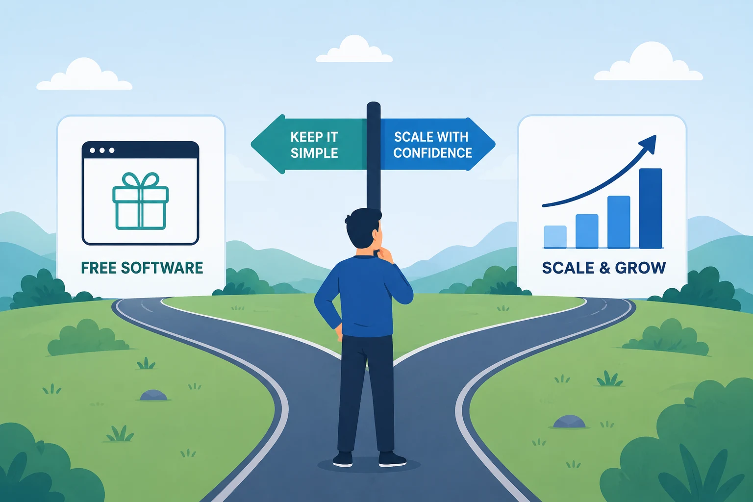 Choosing between a free performance management tool and a scalable performance management platform