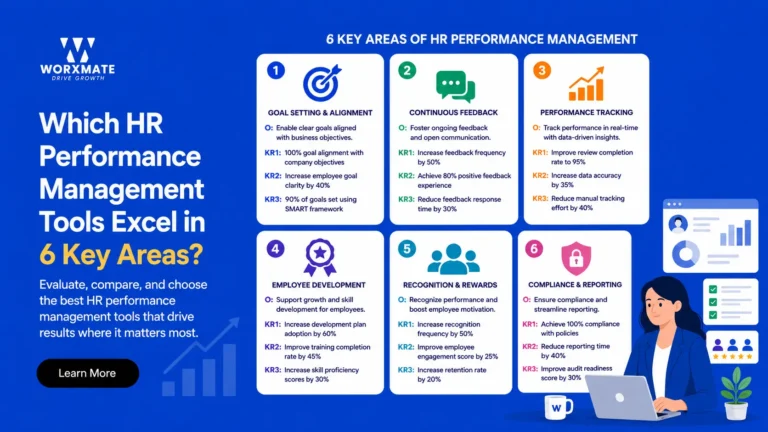 Which HR Performance Management Tools Excel in 6 Key Areas?