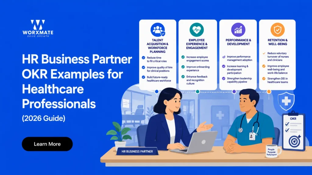 HR Business Partner OKR examples for healthcare