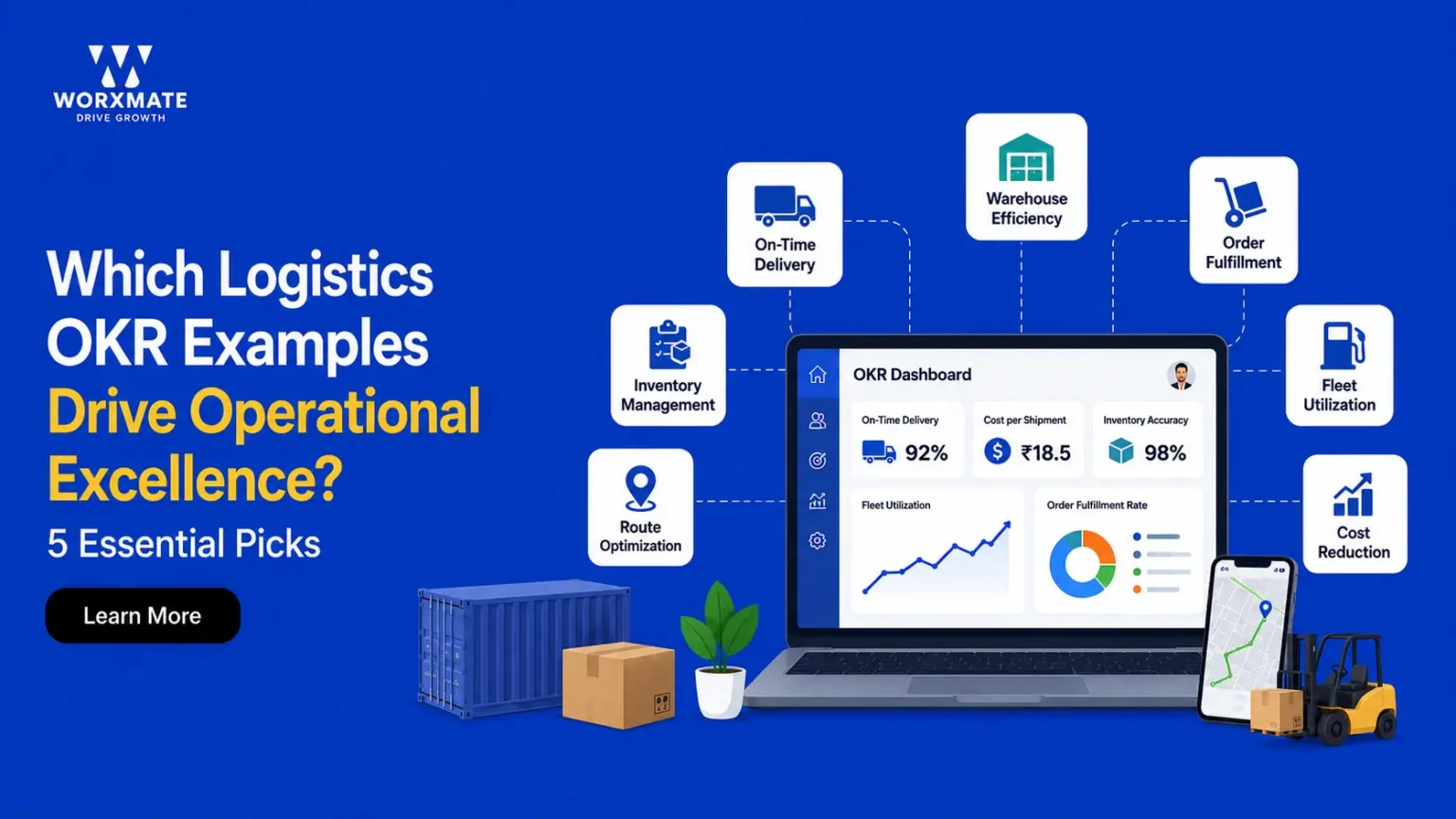 logistics OKR examples
