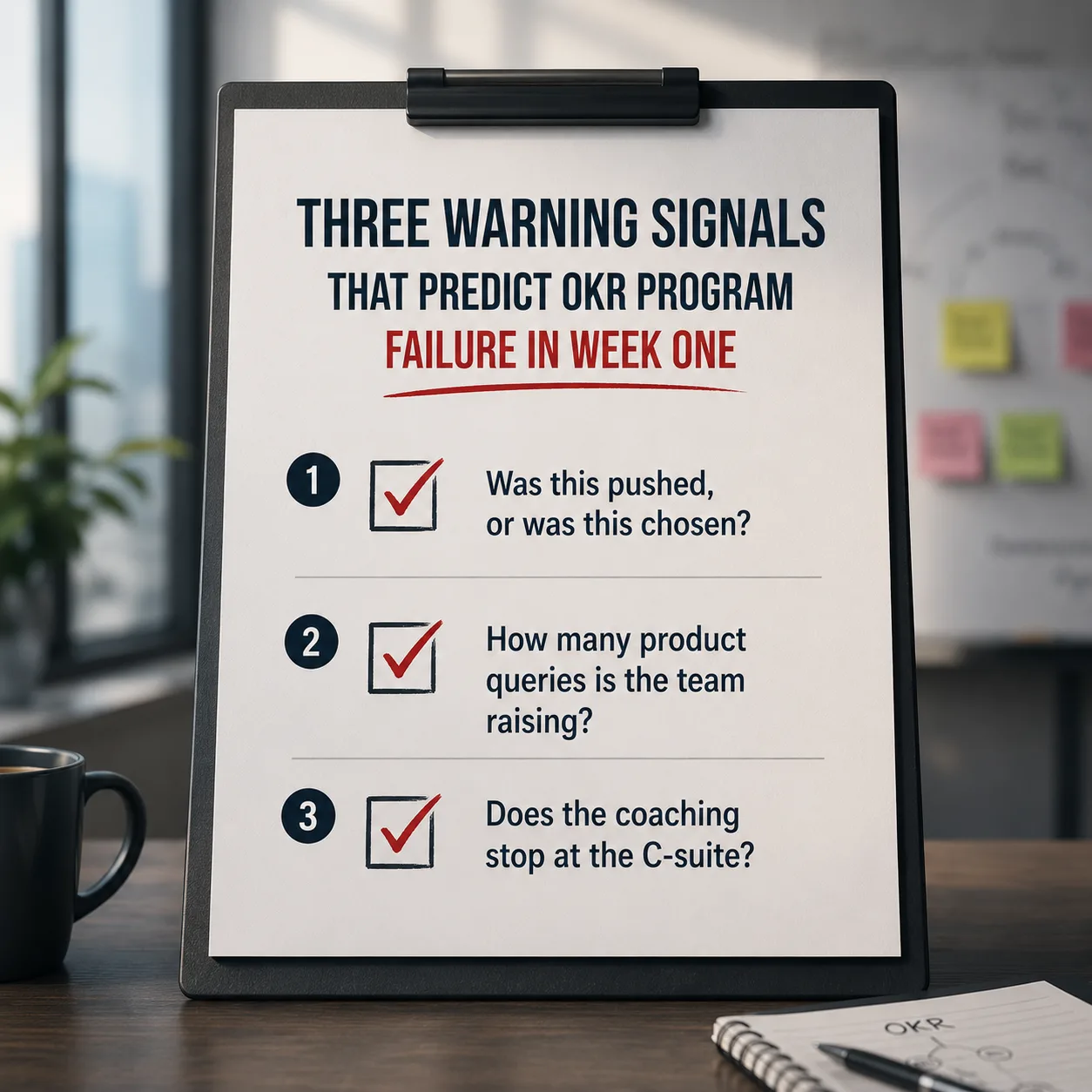 Signal That predict OKR Failure