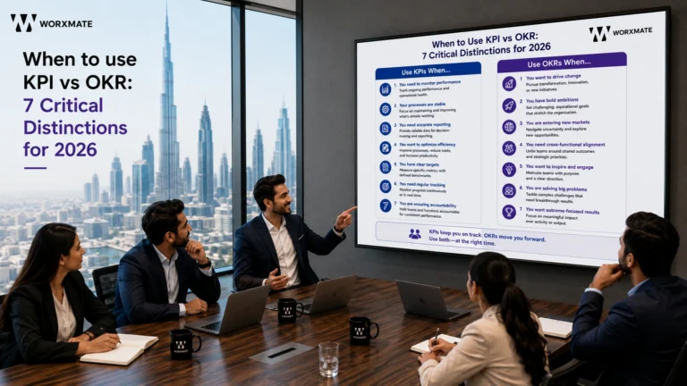 When to use KPI vs OKR: 7 Critical Distinctions for 2026