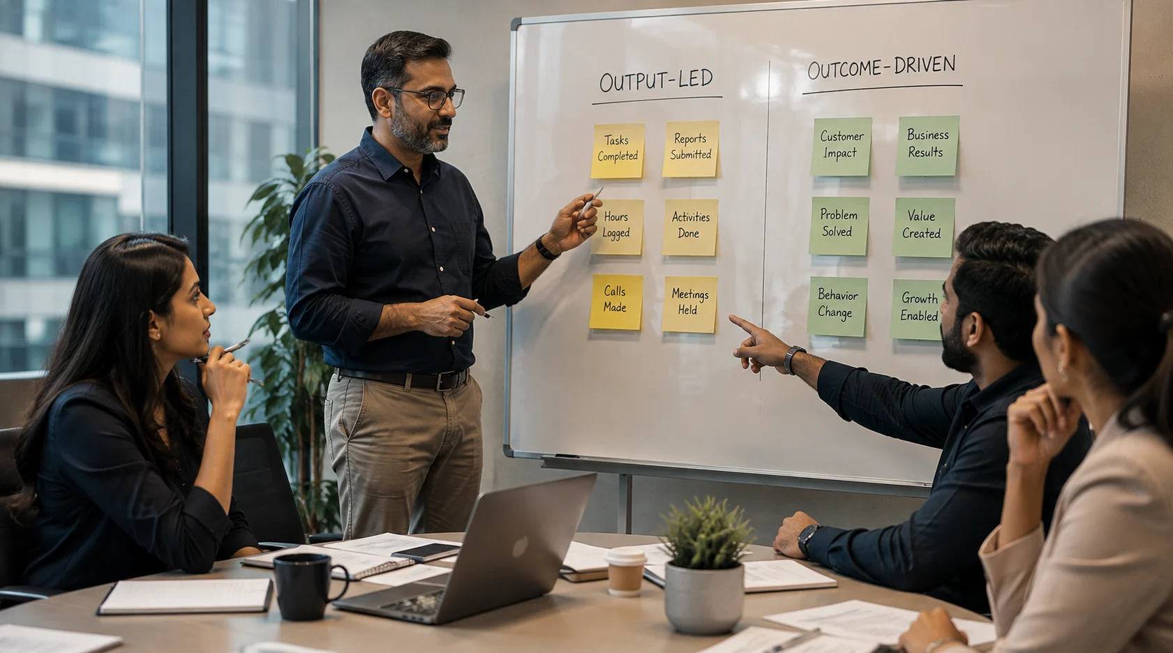 Output-led and Outcome-driven