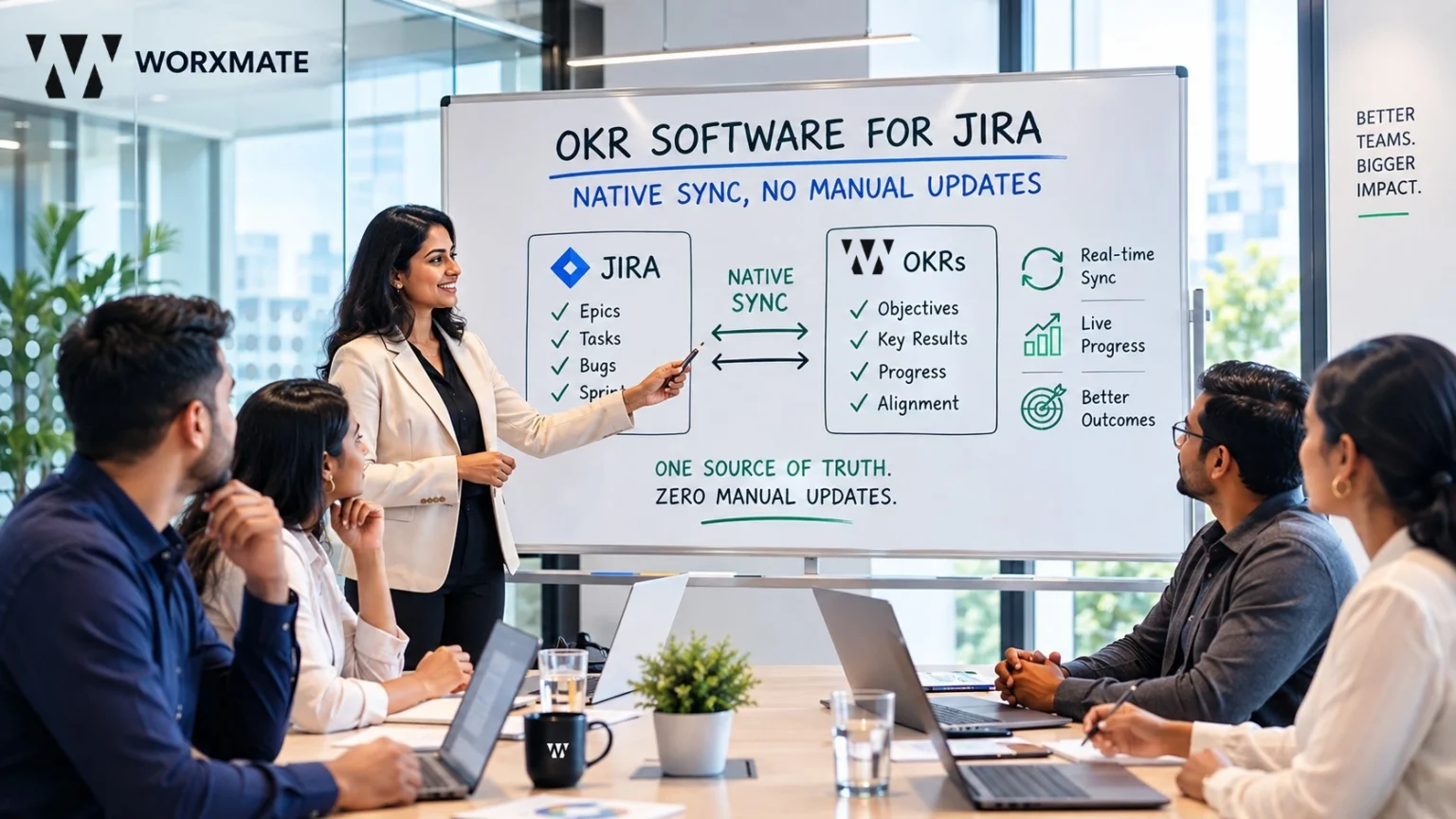 OKR Software for Jira: Native Sync, No Manual Updates