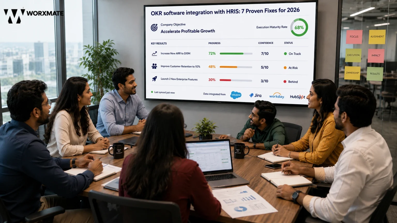 OKR software integration with HRIS