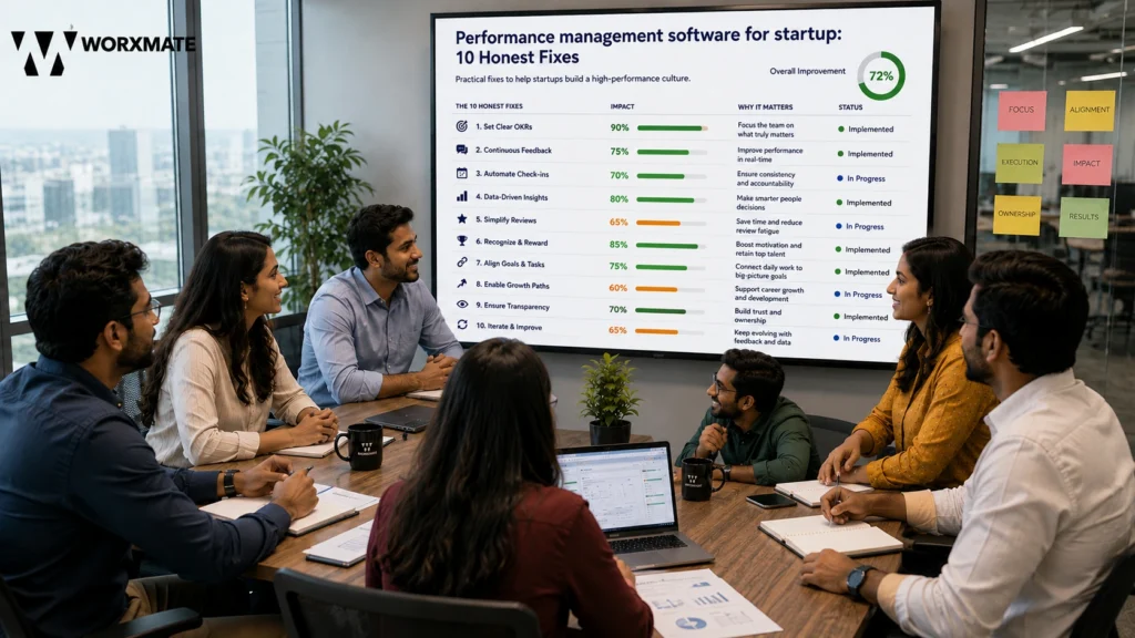 Performance management software for startup
