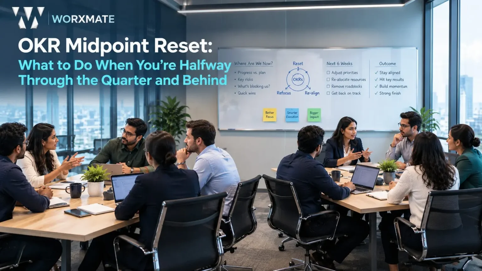 OKR Midpoint Reset: What to Do When You're Halfway Through the Quarter and Behind